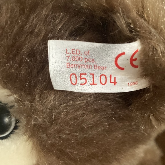 Steiff Berryman Bear Rare QVC exclusive - Picture 6 of 6